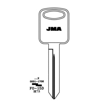1996-2015 FORD METAL KEY...
