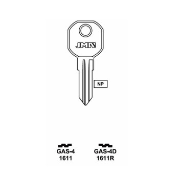JMA GAS KEY   GAS-4D - 16611R