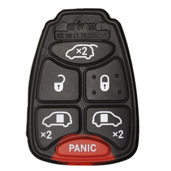 2004 - 2007 CHRYSLER DODGE RUBBER PAD (6 BUTTONS)