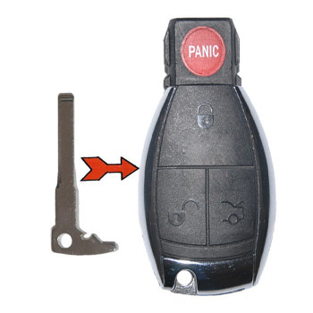 MERCEDES BENZ CHROME EMERGENCY KEY