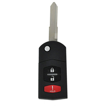 2006 - 2014 MAZDA REMOTE FLIP KEY (3 Buttons)