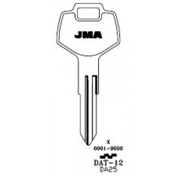  1982-2004 JMA Infiniti / Nissan / Subaru KEY BLANK 8 CUT *DA25*