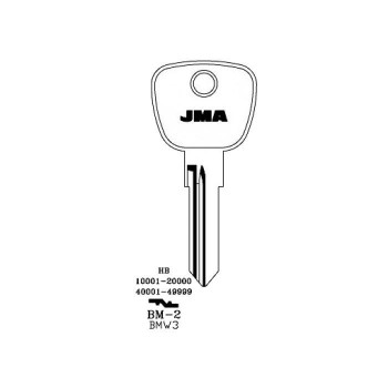 1985-1991 JMA BMW KEY BLANK *BMW3*