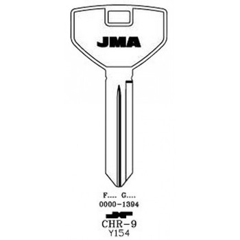 1991-1993  JMA CHRYLER / DODGE/JEEP KEY BLANK *Y154*