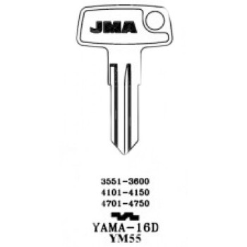 2004+  JMA YAMAHA MOTORCYCLE KEY  *YM55*