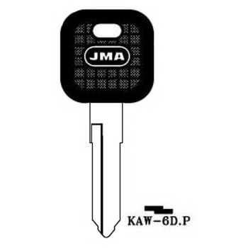 1979-2009  JMA KAWASAKI MOTORCYCLE PLASTIC HEAD KEY  *KW14R*
