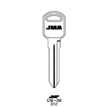 JMA GM KEY BLANK *B92*