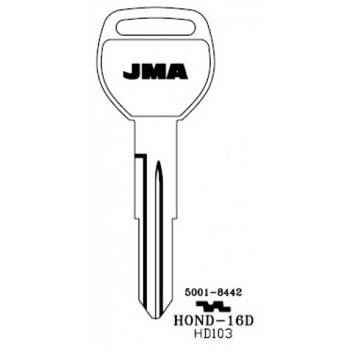 1989-1996 JMA MITSUBISHI KEY BLANK *FU2*