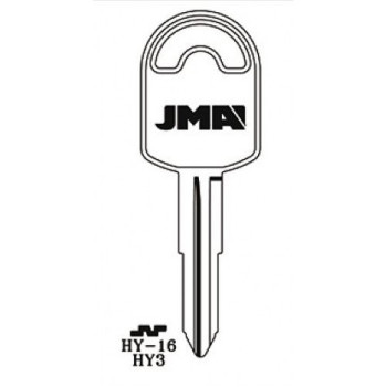 1989-1994 JMA HYUNDAI KEY BLANK *HY4*