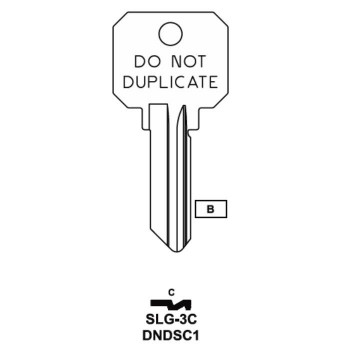 JMA SLG-3C  Do Not Duplicate  DND Key SC1/1145 - 5 PIN