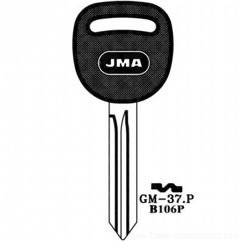2004-2014 GM DOUBLE SIDED 10 CUTS KEY BLANK - Z KEY WAY *B106P*