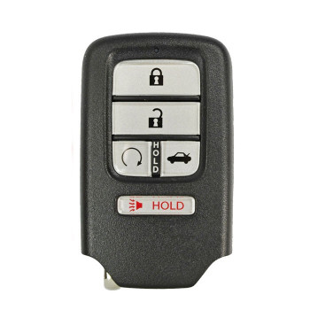 2018 HONDA ACCORD SMART KEY 5B TRUNK W/ REMOTE START - CWTWB1G0090 - 433 MHZ