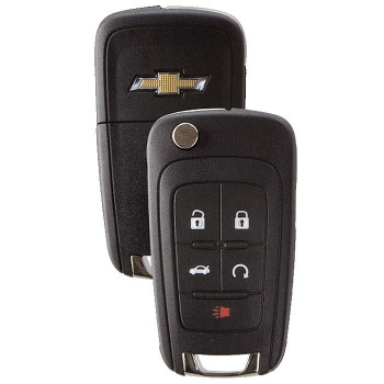 2010 - 2019 CHEVROLET SMART REMOTE FLIP KEY 5B W / STARTER - 5912545