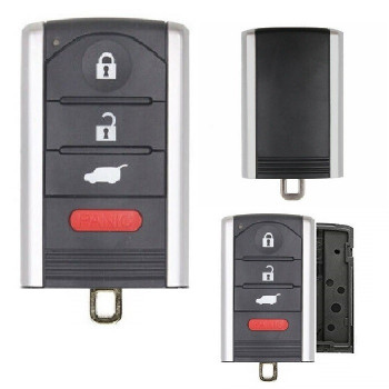 2010 - 2015  ACURA  SUV  SMART KEY  SHELL - 4 BUTTON - W/OUT  LOGO