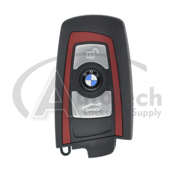 2010 - 2018  BMW F SERIES KEYLESS GO  KEY  - YGOHUF5767- 434 MHz - RED